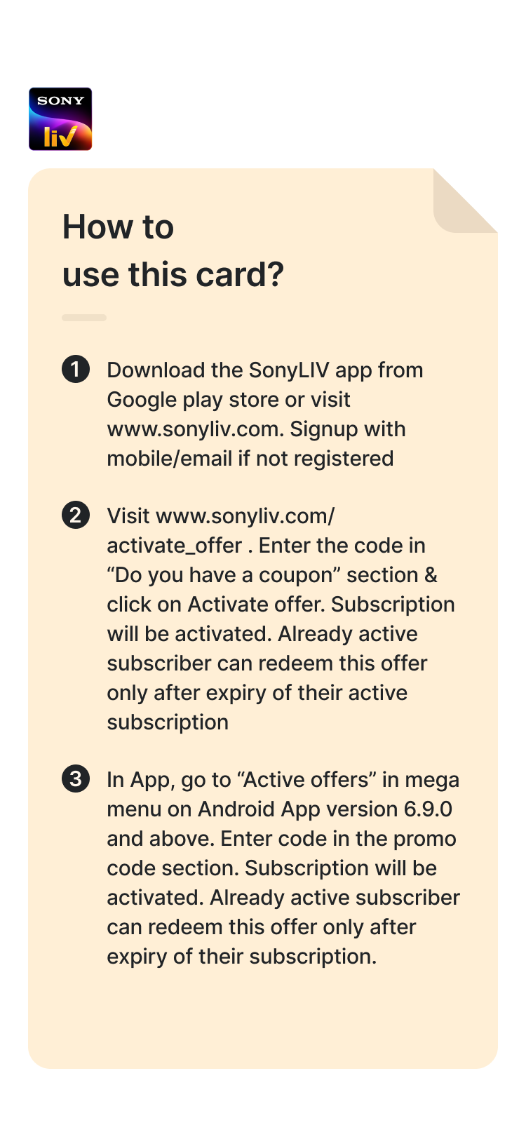 Sonyliv Subscription Offer Sony Liv Free With Coupon Sony Liv Year